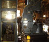 Lubrication data placard on right side of machine.