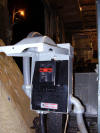 Weather resistant disconnect box.