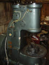 Oiler system mounted on side of STC-88 air hammer