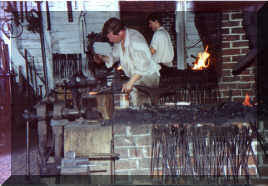 Anderson Blacksmith shop at Colonial Williamsburg, Virginia. 1992