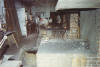 Blacksmiths working in large annex at Anderson's Blacksmith Shop - Colonial Williamsburg, Williamsburg, Virginia, USA