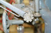 Detail feed handle pawl engages in notches of feed shaft