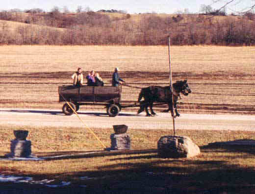 Taking relatives for a ride after Christmas 1999.
