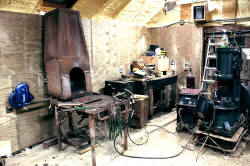 Shop renovation 2022 - preparing to reinstall old forge