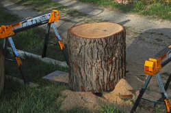 Log Surfaces Machined Perfectly Flat