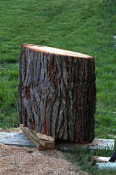 Anvil Logs Need Ends Machined Flat and Straight