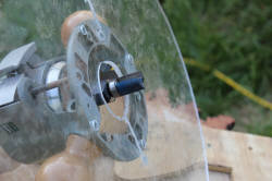 Router Template, large flat transparent router base plate, trimming cutout bit