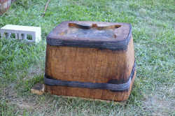 Iron Banding - Making wooden anvil block for 460 lbs Fontanini Anvil