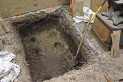 Foundation work for new stone forge 2024