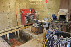 Foundation work for new stone forge 2024