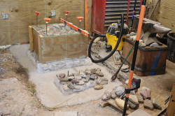 Slip form - construction work