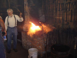 2007 - Fire & smoke can be seen flowing into the shop