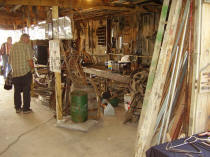 2006 - Wheelwright's work area - North Village Blacksmith shop