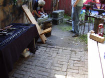 2006 - More work space under the shade of the back awning