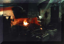 Ornamental Blacksmith's shop Gmund, Austria. 1991