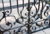 Detail bottom of gate