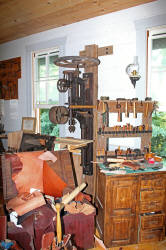 Champion No. 7 Post Drill - M Dodds Wood Shop - Log Village - Midwest Old Threshers Reunion 2021