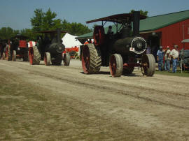 Parade of engines. 2008 Old Thresher's Reunion, Mt. Pleasant, Iowa