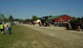 Parade of engines. 2008 Old Thresher's Reunion, Mt. Pleasant, Iowa