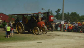 Parade of engines. 2008 Old Thresher's Reunion, Mt. Pleasant, Iowa