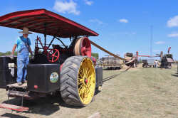 Back To The Farm Reunion 2023 - Threshing Demonstration With Steam Tractor