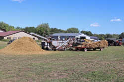 Threshing Demonstrations - Cedar Valley Memories 2023 - Osage, Iowa