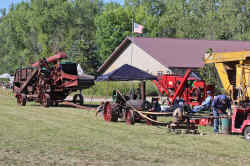 Threshing Demonstrations - Cedar Valley Memories 2023 - Osage, Iowa