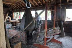 Blacksmith Shop - Log Village - Midwest Old Threshers Reunion 2022