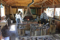 Blacksmith Shop - Log Village - Midwest Old Threshers Reunion 2023